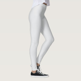 Een close-up van een lege witte gestructureerde op leggings