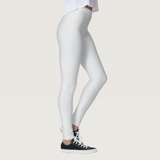 Een close-up van een lege witte gestructureerde op leggings (Rechts)