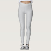 Een close-up van een lege witte gestructureerde op leggings (Voorkant)