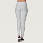 Een close-up van een lege witte gestructureerde op leggings (Achterkant)