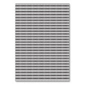 Een close-up van een pluizige oranje en witte kat  kaart (Achterkant)