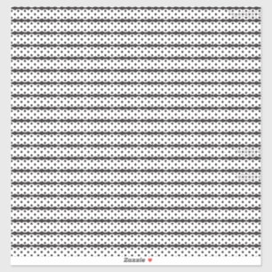 Een close-up van een pluizige oranje en witte kat  sticker