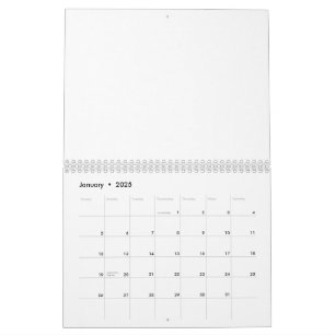 Een close-up van een wit sleeve gemaakt van een gl kalender