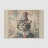 Een clown kitten in  papier verdrinken - (Voorkant)