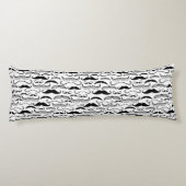 Een club van Heren. Patroon 2 van de snor Lichaamskussen (Achterkant)