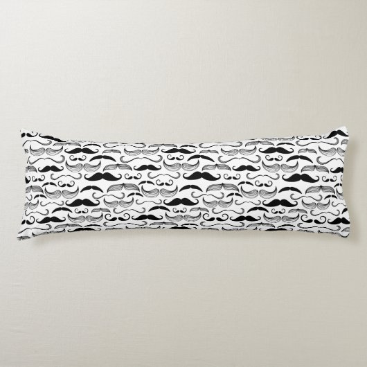 Een club van Heren. Patroon 2 van de snor Lichaamskussen (Voorkant)