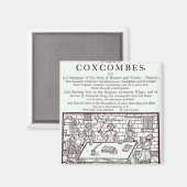 Een cluster van Coxcombes' door John Taylor Magneet (Voorkant / Achterkant)