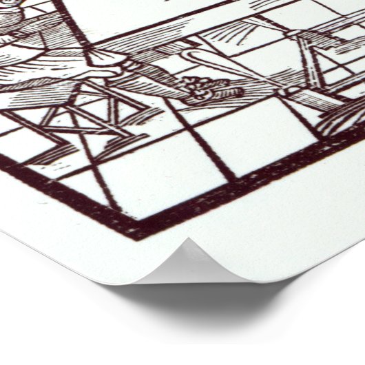 Een cluster van Coxcombes' door John Taylor Poster (Hoek)