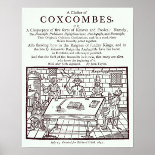Een cluster van Coxcombes' door John Taylor Poster
