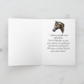 Een Clydesdale Horse persoonlijkheid Verjaardag Kaart (Binnen)