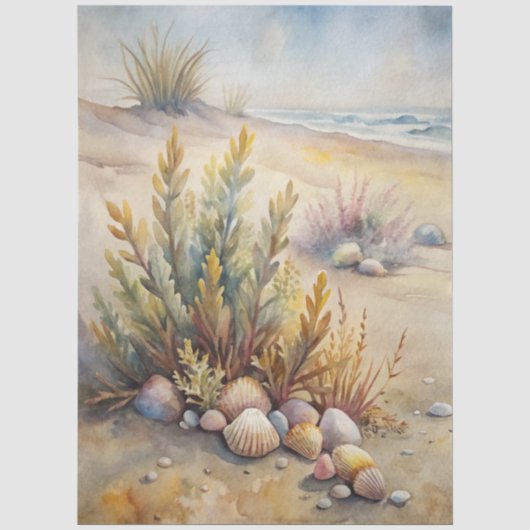 Een Coastal Series Design 36 Tissuepapier (Voorkant)