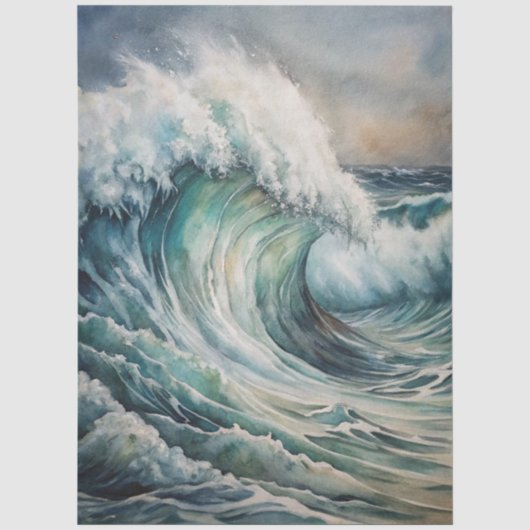 Een Coastal Series Design 41 Tissuepapier (Voorkant)
