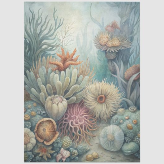 Een Coastal Series Design 43 Tissuepapier (Voorkant)