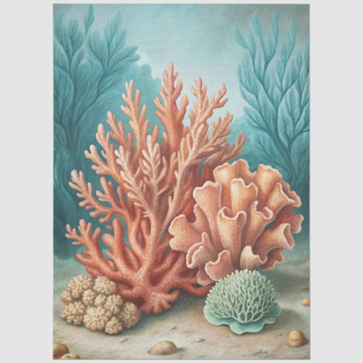 Een Coastal Series Design 55 Tissuepapier (Voorkant)