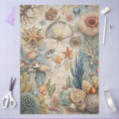 Een Coastal Series ontwerp 46 Tissuepapier (Craft)