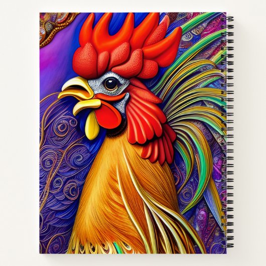 Een Cock-a-Doodle-Doo Dag Notitieboek (Achterkant)