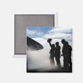 Een cockpitbemanningslid magneet (Voorkant / Achterkant)