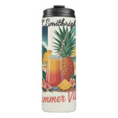 Een collage van zomerse vibes thermosbeker (Voorkant)