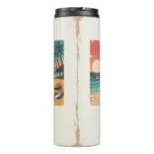 Een collage van zomerse vibes thermosbeker (Achterkant)