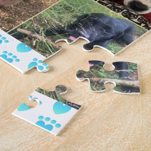 Een Collectie Honden Puzzle Legpuzzel (Zijkant)