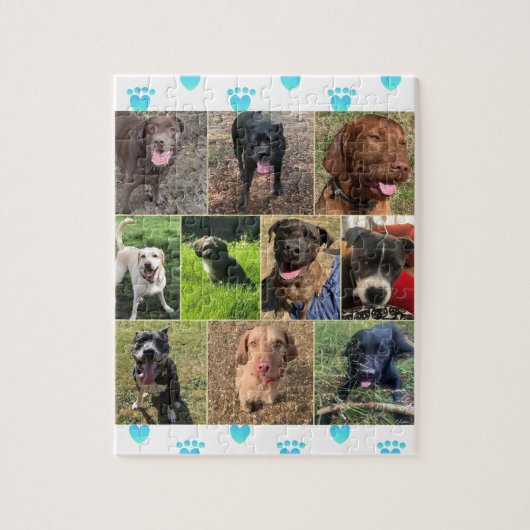 Een Collectie Honden Puzzle Legpuzzel (Verticaal)