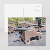 Een Collectie kanonnen Briefkaart (Voorkant / Achterkant)