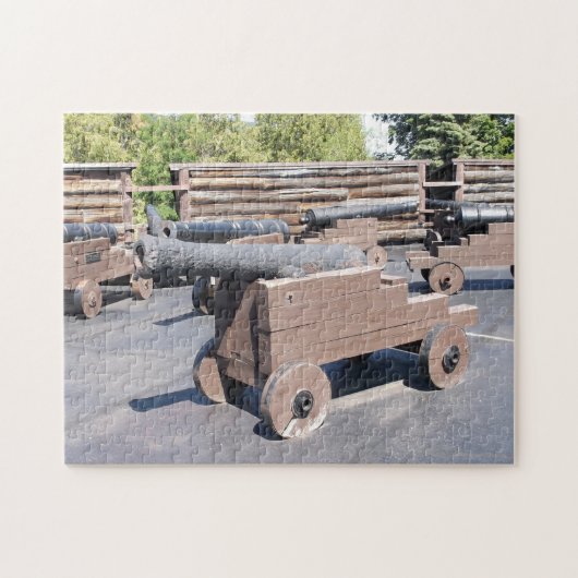 Een Collectie kanonnen Legpuzzel (Horizontaal)