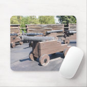 Een Collectie kanonnen Muismat (Met muis)