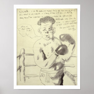 Een Collectie van acht gedrukte brieven aan zijn F Poster