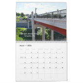 Een Collectie van de Kalender van de Muur van Brug (Mar 2026)