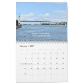Een Collectie van de Kalender van de Muur van Brug (Feb 2027)