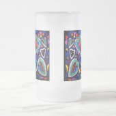 Een collectie van harten matglas bierpul (Center)