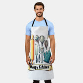 Een collectie van keukengerei Unisex Schort (Gedragen)