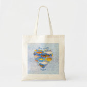 Een Collectie van kleurrijk Afstuderen Tote Bag (Voorkant)