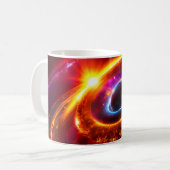 Een collectie van zonnestelsel planeet mokken (Voorkant links)