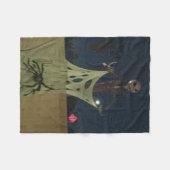 een comfortabele Halloween Fleece Deken (Voorkant (Horizontaal))