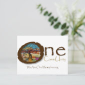 Eén CommUnity met Bonnie Gravette van Berkana Blue Briefkaart (Staand voorkant)