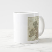 Een complete kaart van de Britse eilanden Grote Koffiekop (Voorkant rechts)