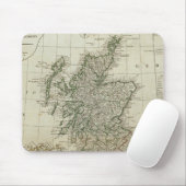 Een complete kaart van de Britse eilanden Muismat (Met muis)