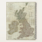 Een complete kaart van de Britse eilanden Planner (Achterkant)