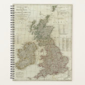 Een complete kaart van de Britse eilanden Planner (Voorkant)