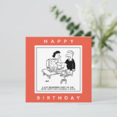 Een computergame-Cartoon afspelen Kaart (Staand voorkant)