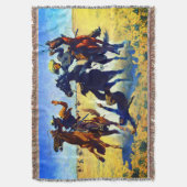 Een Comrade Frederic Remington 1890 Deken (Voorkant Verticaal)