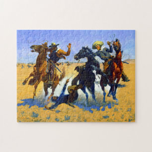 Een Comrade Frederic Remington 1890 Legpuzzel