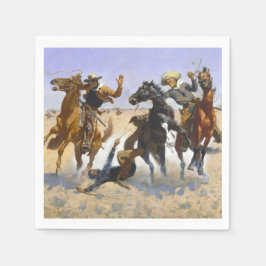 Een Comrade Frederic Remington 1890 Servet