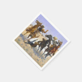 Een Comrade Frederic Remington 1890 Servet (Hoek)