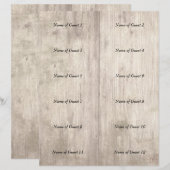 Een conceptopstelling voor 12 "cuttable" plaatskaa (Voorkant / Achterkant)