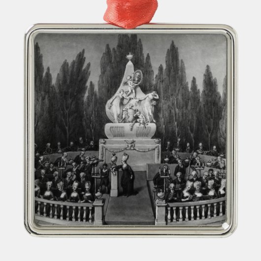 Een concert metalen ornament (Voorkant)