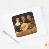 Een concert vierkante sticker (Envelop)