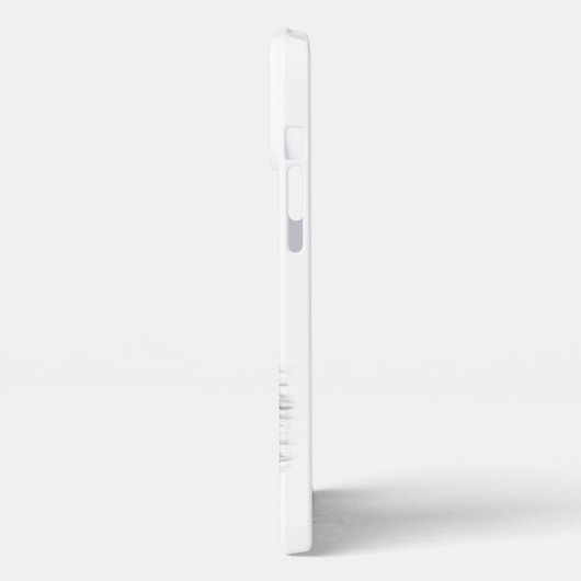 Een conengel met slaap, zwart en wit design iPhone hoesje (Linkerkant)